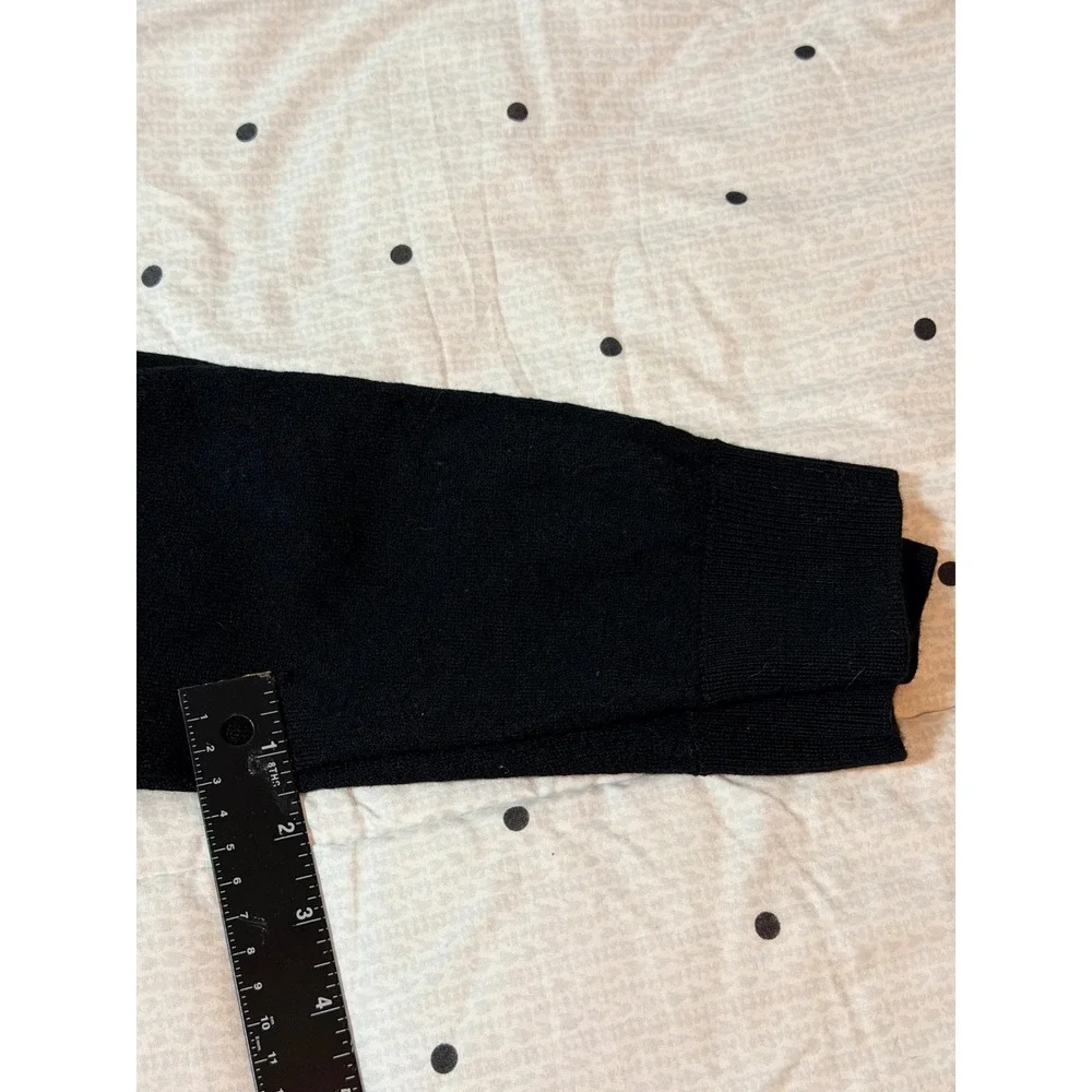 Hart Schaffner Marx Mens 2XT Black Extra Fine Merino Wool Crewneck Sweater - Picture 7 of 8